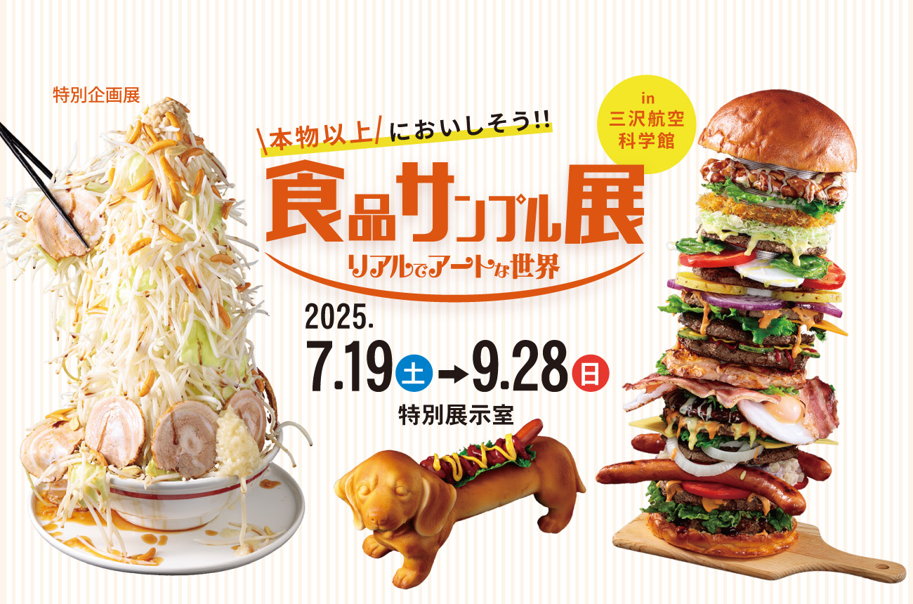 食品サンプル展in三沢航空科学館